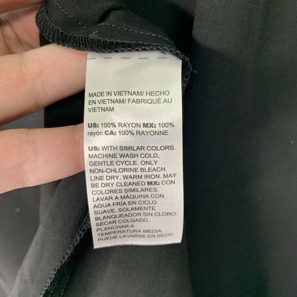 Chicos Asymmetric Bias Hem Midi Dress Womens Size XL/16 NWT $139 - Picture 6 of 9